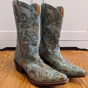 Women's Turquoise Cowboy Boots